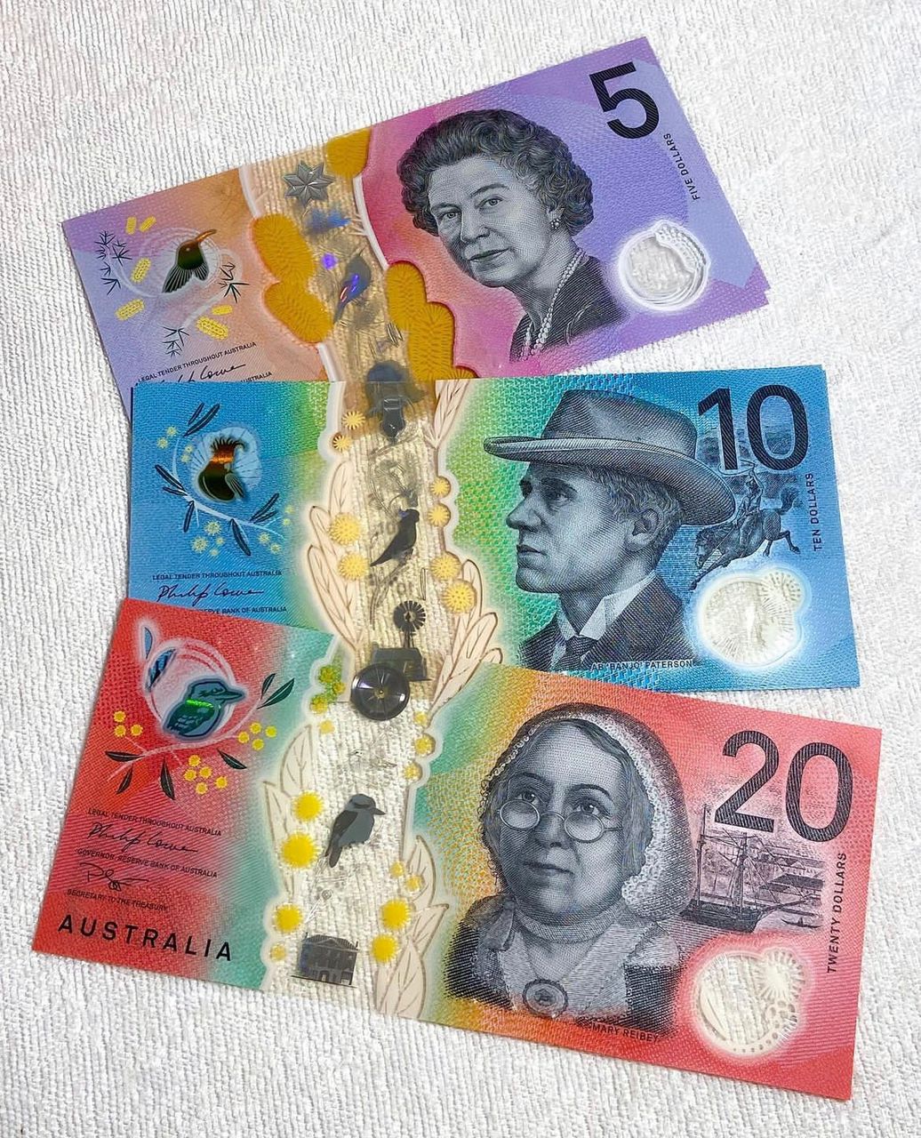 Gefälschte australische Dollarnoten 1 Fake Australian Dollar